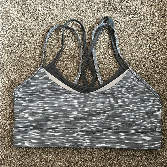 ZYIA Gray/Green Sports Bra - Picture 1 of 4